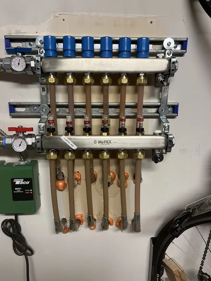 Plumber performing Leak Detection at a residential property in Round Lake